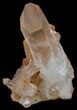 Tangerine Quartz Crystal Cluster - Huge Crystal! #58878-1